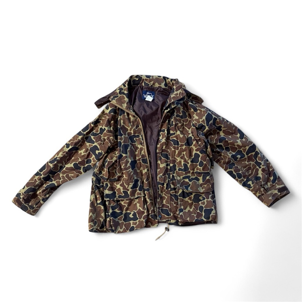 Woolrich Camouflage Jacket with Brown Lining